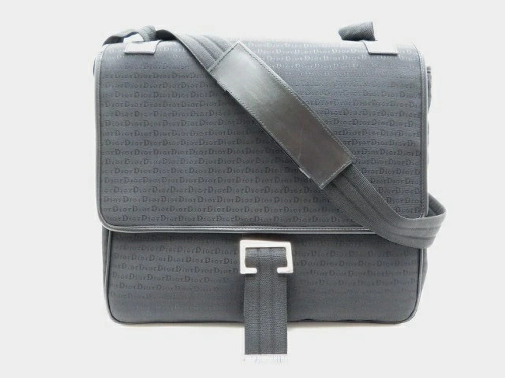Christian Dior Homme shoulder bag canvas black